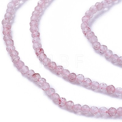 Natural Strawberry Quartz Beads Strands G-F619-16A-2mm-1