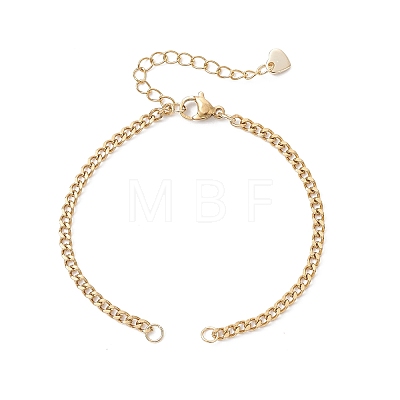 304 Stainless Steel Cable Chain & Venetian Chain & Rolo Chain Bracelet Making AJEW-JB01442-1