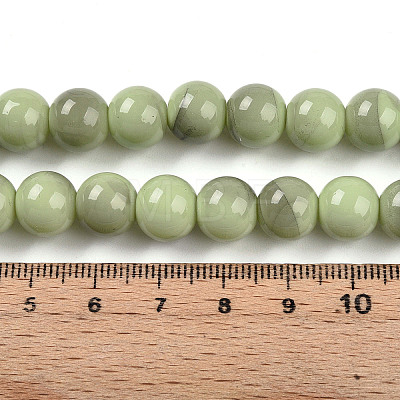 Baking Paint Glass Beads X1-DGLA-N013-10mm-05-1
