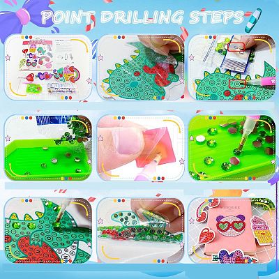 DIY Diamond Stickers Painting Kit PW-WG192BE-01-1