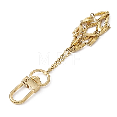 304 Stainless Steel Braided Macrame Pouch Empty Stone Holder for Pendant Decorations HJEW-JM01218-01-1