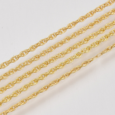 Soldered Brass Covered Iron Rope Chains CH-S125-07A-G-1