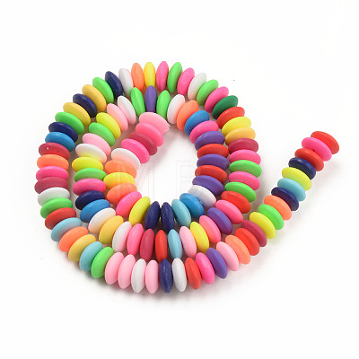 Handmade Polymer Clay Beads Strands X-CLAY-N008-064-A02-1