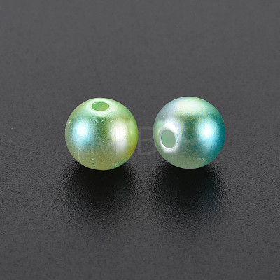 ABS Plastic Imitation Pearl Beads OACR-T003-46-1