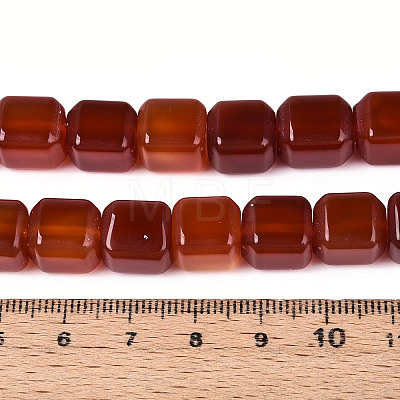Natural Carnelian(Dyed & Heated) Beads Strands G-N353-03A-03-1