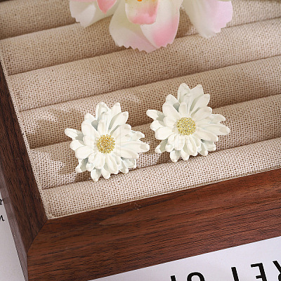 Baking Paint Alloy Stud Earrings WG8D079-05-1