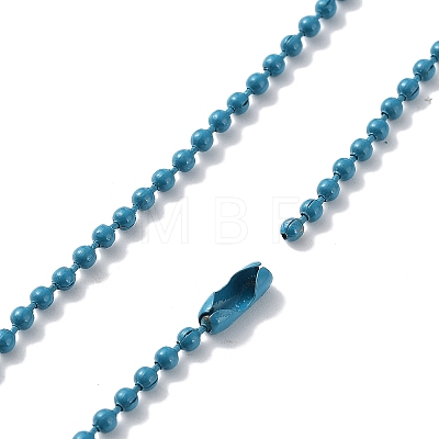 Iron Ball Bead Chains CH-E002-2.4mm-Y03A-1
