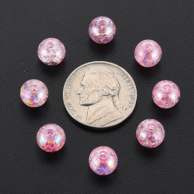 Transparent Crackle Acrylic Beads LS-MACR-S373-66-L04-1