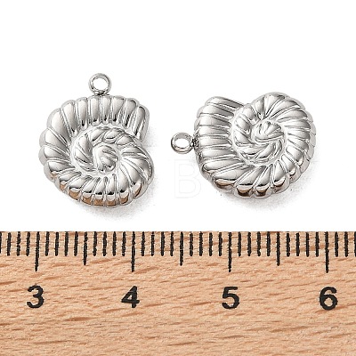 304 Stainless Steel Pendants STAS-A124-18F-P-1