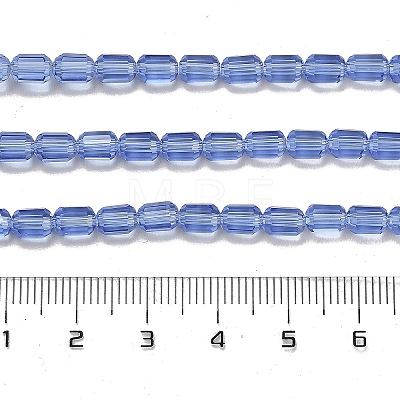 Transparent Glass Beads Strands GLAA-G112-05E-1