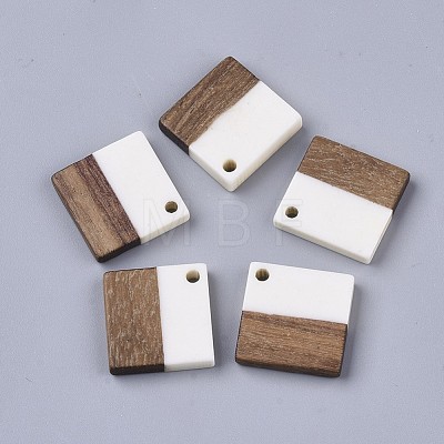 Resin & Walnut Wood Pendants RESI-S358-53-1