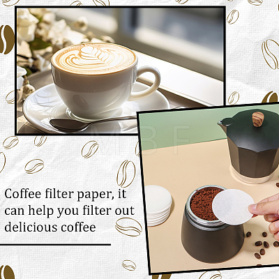 100Pcs Paper Coffee Filters FIND-WH0423-58B-1