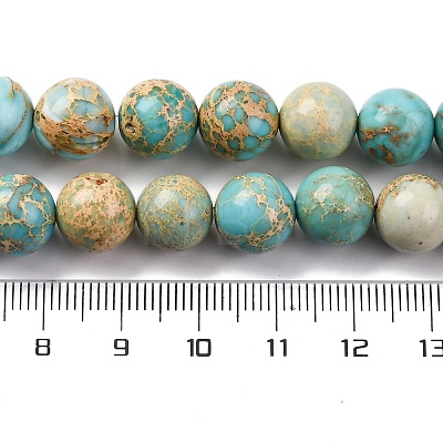 Dyed Natural Regalite/Imperial Jasper/Sea Sediment Jasper Beads Strands G-B124-C03-07-1