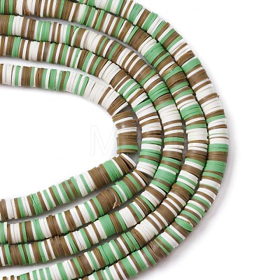 Handmade Polymer Clay Beads Strands CLAY-R089-8mm-T003-1