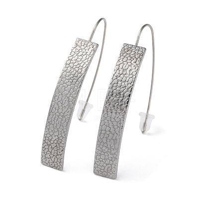 304 Stainless Steel Dangle Earrings for Women EJEW-D085-01P-04-1