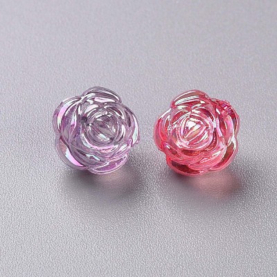 Transparent Acrylic Beads TACR-S154-33C-1