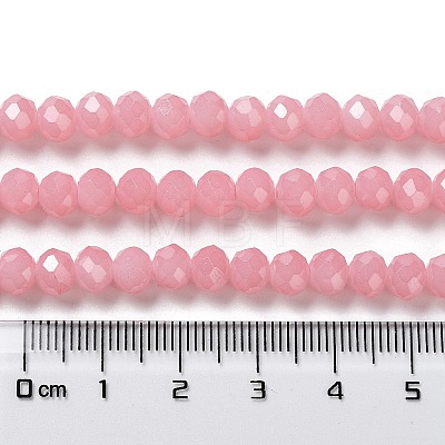 Baking Paint Imitation Jade Glass Bead Strands X-DGLA-A034-J8MM-A3-1
