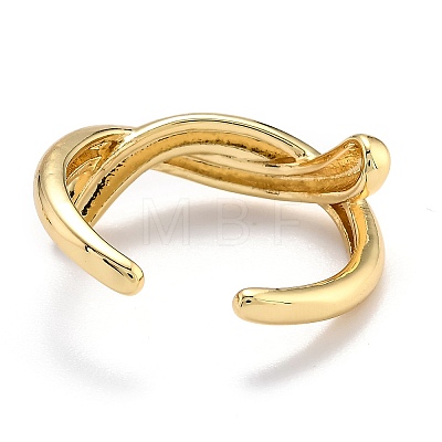 Brass Cuff Rings X-RJEW-O044-01G-1