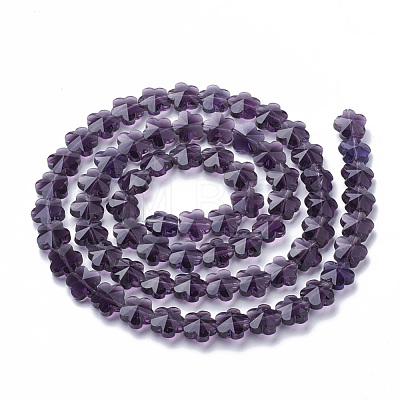 Transparent Glass Beads GLAA-Q066-14mm-C02-1