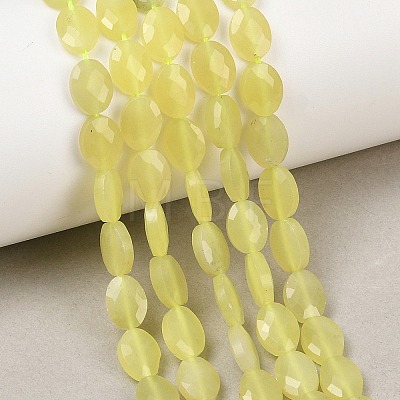 Natural Lemon Jade Beads Strands G-H349-A01-11-1