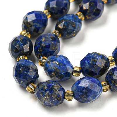 Natural Lapis Lazuli Beads Strands G-N342-51-1