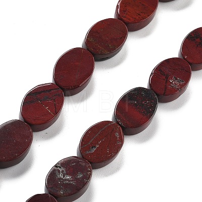 Natural Red Rainbow Jasper Beads Strands G-P559-B19-01-1