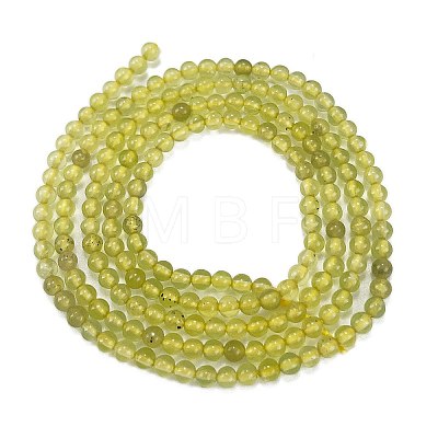 Natural Lemon Quartz Beads Strands G-M438-A11-02-1