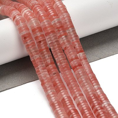 Cherry Quartz Glass Beads Strands G-G175-N16-01-1