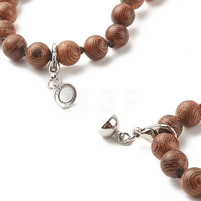Buddhist Necklace NJEW-JN03847-1