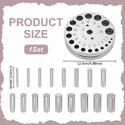 High-carbon Steel Circle Round Disc Cutter Set TOOL-WH0039-65-1