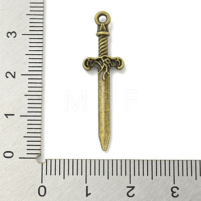 Tibetan Style Alloy Pendants TIBE-I026-5965AB-1