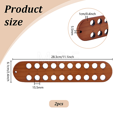 Pinewood Thread Winding Boards AJEW-WH0248-810-1