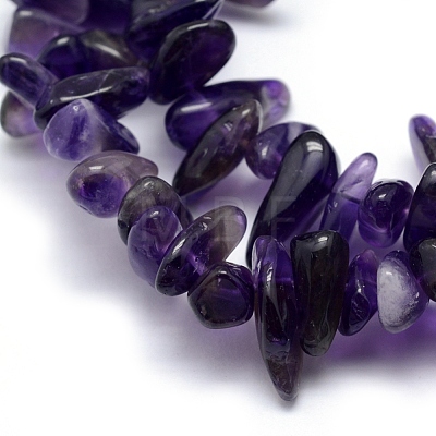 Natural Amethyst Beads Strands G-K220-04-1