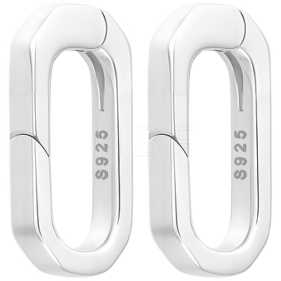925 Sterling Silver Spring Gate Rings STER-BBC0009-75-1