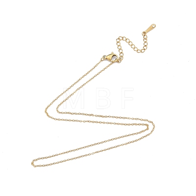 304 Stainless Steel Cable Chains Necklace for Men Women NJEW-N050-A03-G12-1