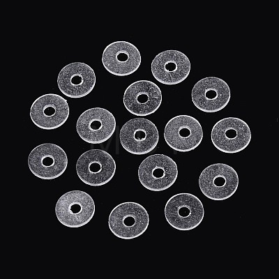 50Pcs Transparent PVC Insulating Gaskets PVC-T006-4mm-01-1
