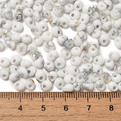 Baking Paint Glass Seed Beads SEED-F006-01A-09-1