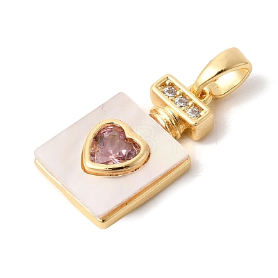Natural Shell Pendants KK-Z149-22G-1