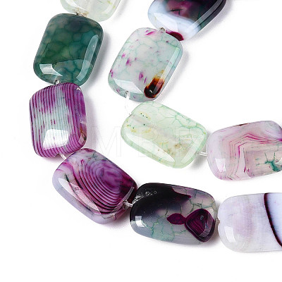 Natural Agate Beads Strands G-N356-03A-12-1