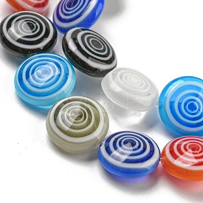 Handmade Lampwork Beads Strands LAMP-H001-08-1