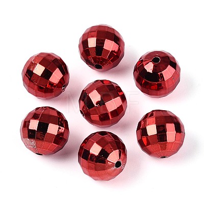 Plating Acrylic Beads PACR-TAC0005-04F-1