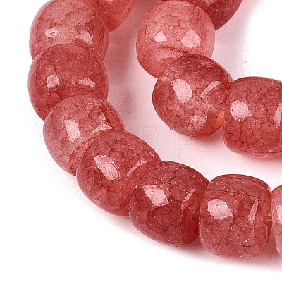 Ombre Effect Dyed Glass Beads Strands X-GLAA-Q106-05B-A08-1