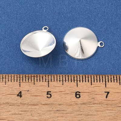 Ion Plating(IP) 304 Stainless Steel Pendant Pointed Back Rhinestone Settings STAS-U025-05D-S-1