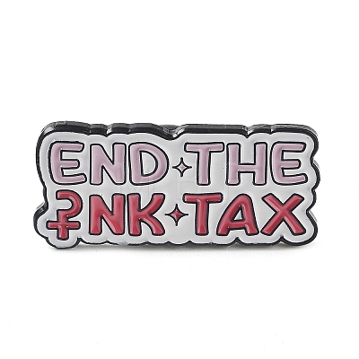 Word End The Tax Enamel Pins JEWB-Q034-01C-1