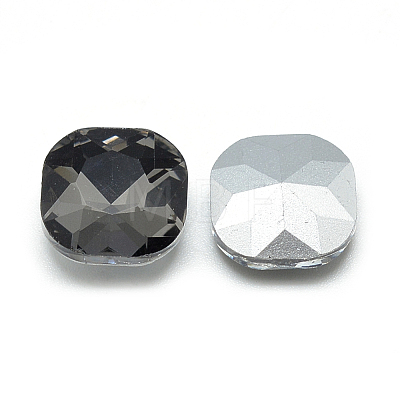 Pointed Back Glass Rhinestone Cabochons RGLA-T032-10x10mm-07-1