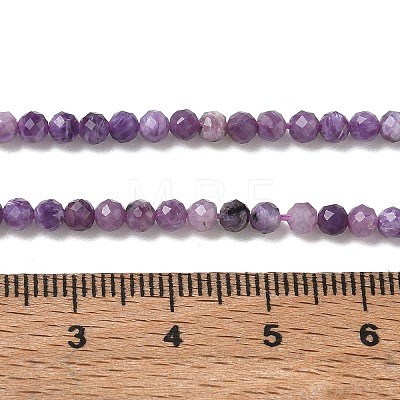 Natural Charoite Beads Strands GG-CBA5A1A-A03-03-1