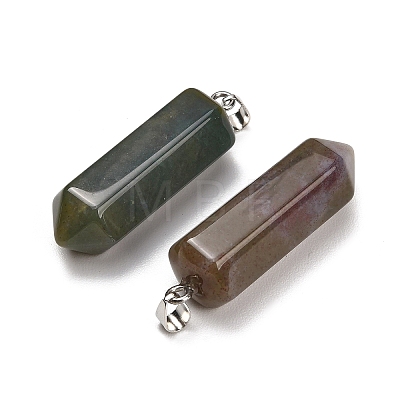 Natural Indian Agate Pendants GG-CBAA0EE-02P-06-1