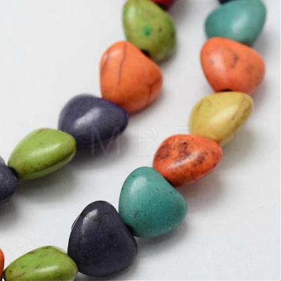 Synthetic Magnesite Bead Strands G-P228-85-1