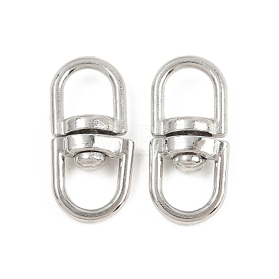 Alloy Double Eye Swivel Clasps FIND-C091-01P-1