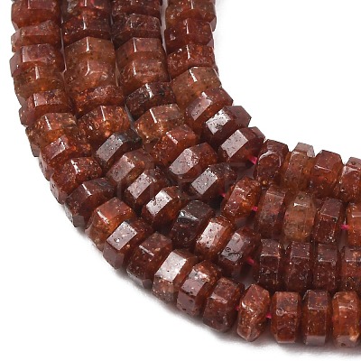 Natural Strawberry Quartz Beads Strands G-G317-A35-3x6mm-1